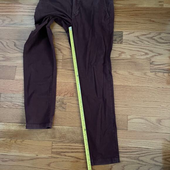American Eagle Next Level Flex Slim Fit Pants Mens 31x32* Brown Stretch Normcore - Picture 9 of 10
